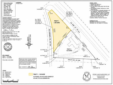 VacantLand space for Sale at 1015 Old Bremen Rd in Carrollton