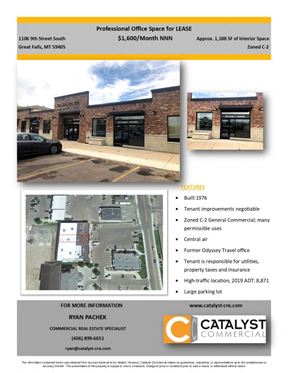 Former Odyssey Travel Suite for Lease - Great Falls