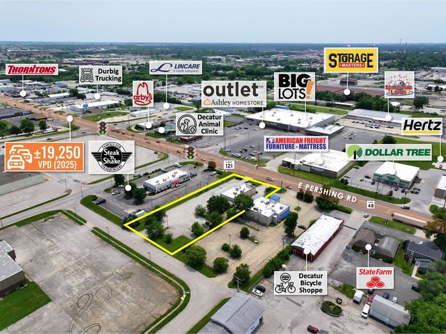 REIT Sale | Former KFC | 19K VPD | Drive Thru | Decatur, IL