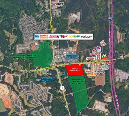 VacantLand space for Rent at Ladysmith Rd & Green Rd in Ruther Glen