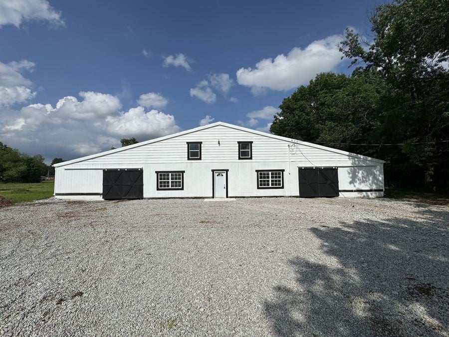 Horse Barn with 17 Acres