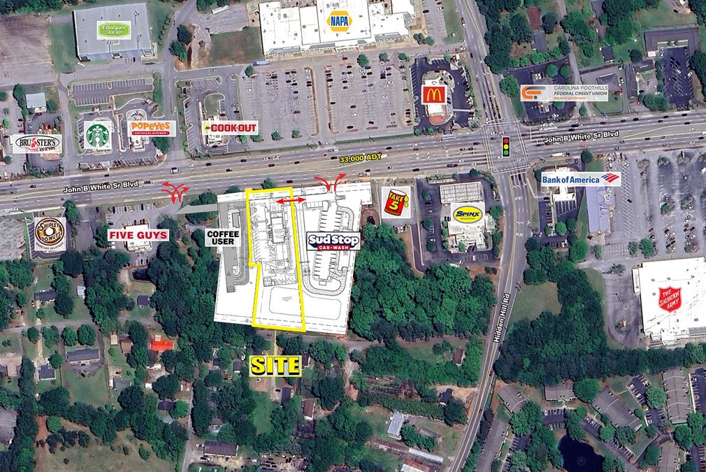 John B White Sr Blvd & Hidden Hill Road