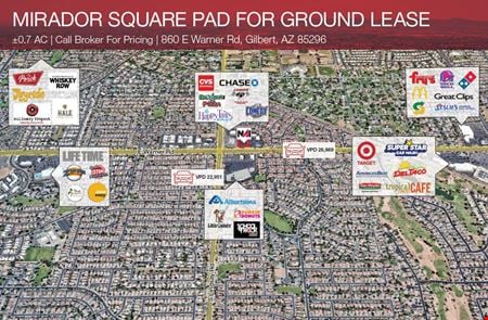 VacantLand space for Rent at 860 E Warner Rd in Gilbert