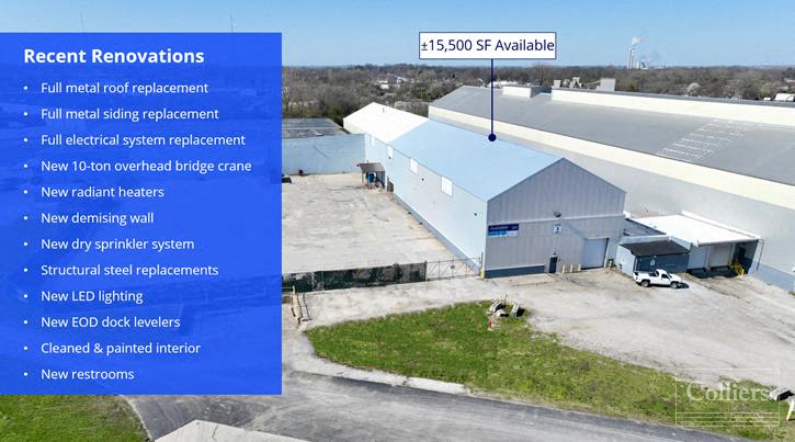 Industrial space for Rent at 3000 Shelby St in Indianapolis