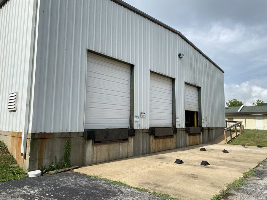 FREESTANDING INDUSTRIAL WITH DOCK DOORS AND FENCED YARD