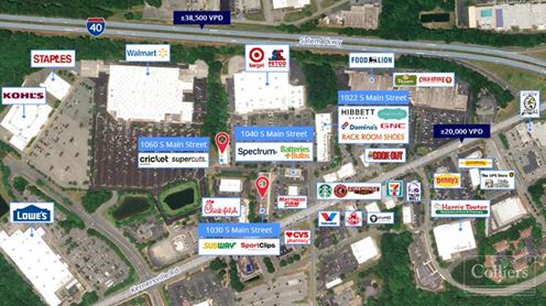 Three Retail Suites Available for Lease in Kernersville, NC