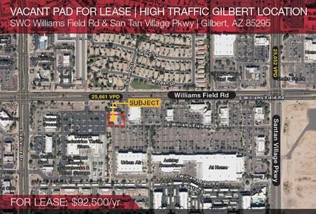 Photo of commercial space at SWC Williams Field Rd & San Tan Villlage Pkwy in Gilbert