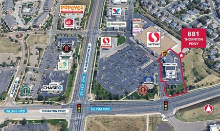 Retail space for Rent at 881 Thornton Parkway in Thornton
