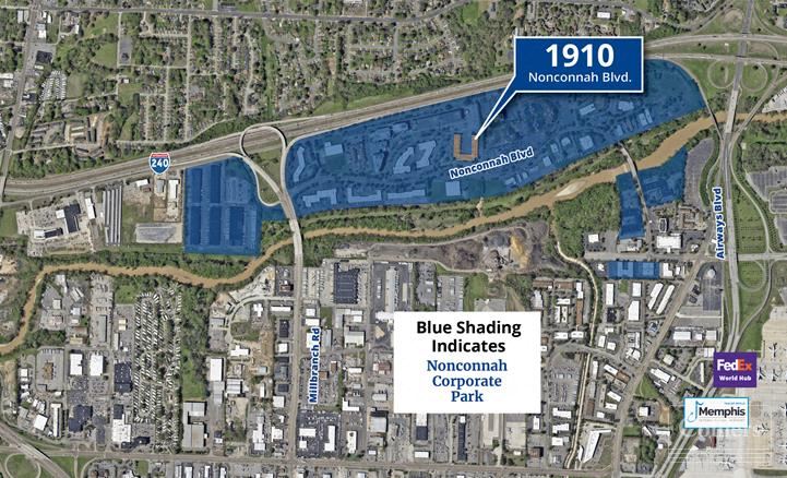 12,085± SF Available in Nonconnah Corporate Center in Memphis