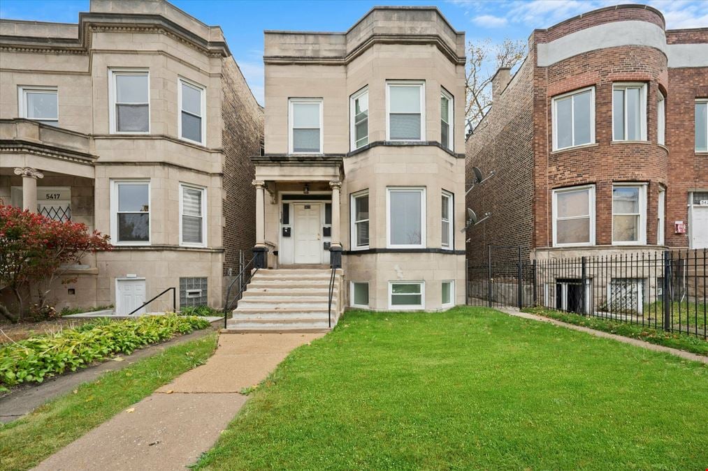 3-Unit Greystone | Renovated | Washington Park