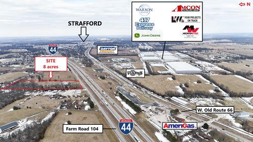 For Sale: 8 Acres, M-1 Zoning