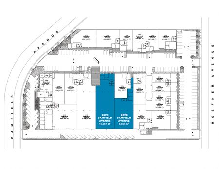 Industrial space for Rent at 2020 Camfield Ave. in Commerce