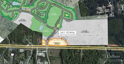 Commercial Lot Available For Sale or Build to Suit | North Pointe Development, Charlottesville, VA
