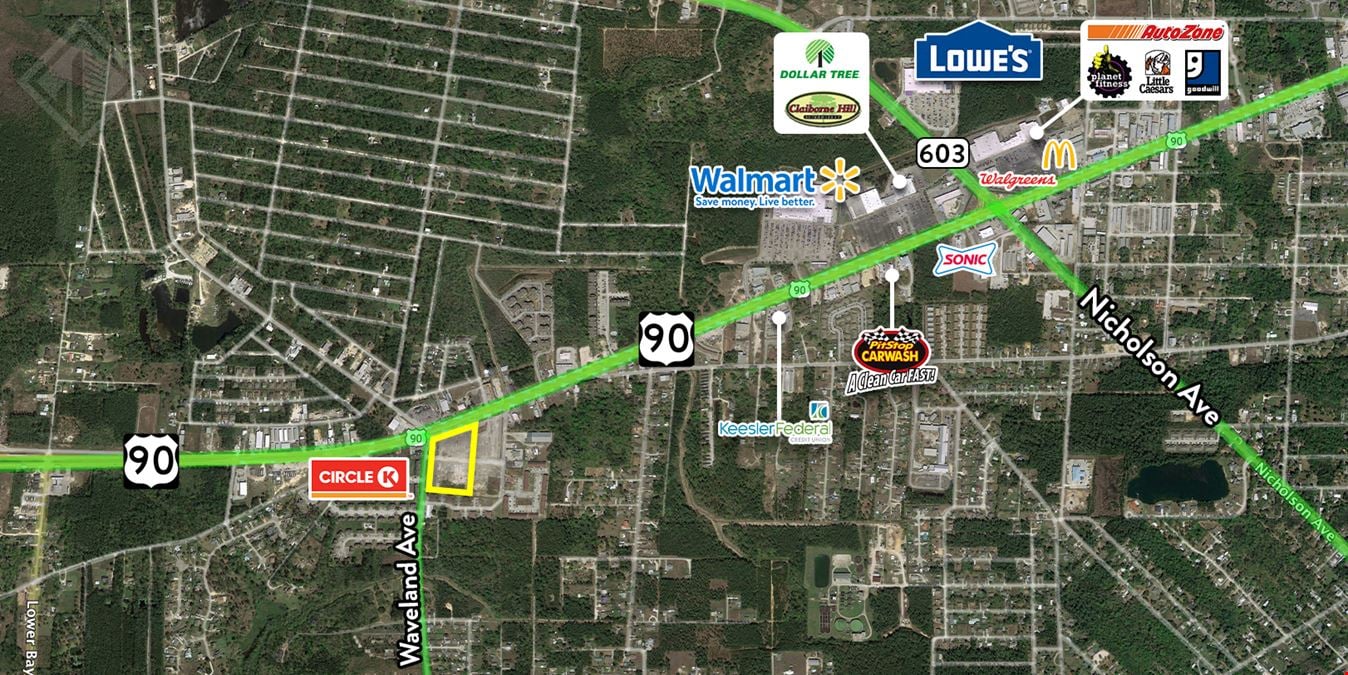 HARD CORNER @ SIGNALIZED LIGHT WITH +/-7 ACRES