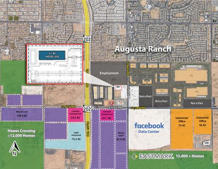 VacantLand space for Sale at NWC Elliot Road & Ellsworth Road in Mesa