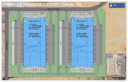 Industrial space for Rent at Pinnacle Logistics Center- Building 1 & 2 in Laredo