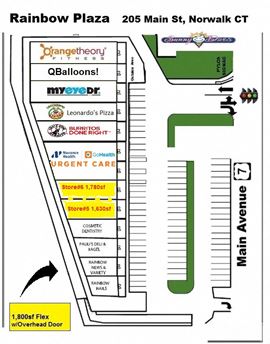 Rainbow Plaza  205 Main Street Norwalk CT