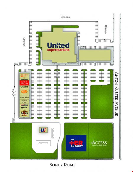 Retail space for Rent at 3562 South Soncy Road in Amarillo