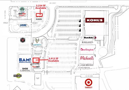 Retail space for Rent at 323 S Rangeline Rd in Joplin