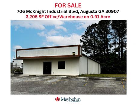 Office space for Sale at 706 Mcknight Industrial Blvd in Augusta