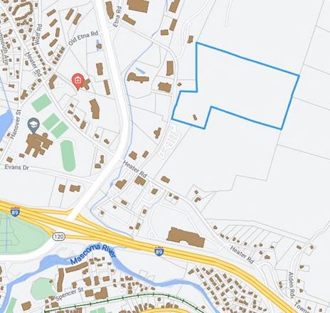 50 ac. 3 ac. development envelope.  3 miles to Med center