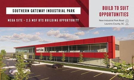Industrial space for Rent at New Industrial Park Road in Laurens