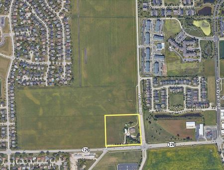 VacantLand space for Sale at NWC of Route 126 and Wallin Drive in Plainfield