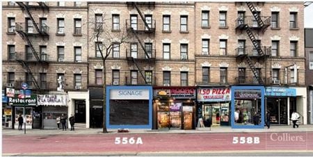 Retail space for Rent at 556A & 558B W 181st St in New York