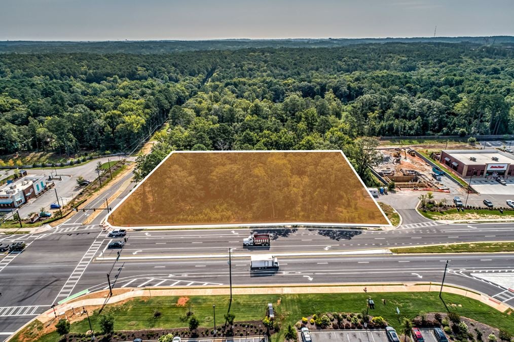 1.81 Acre Signalized Corner Ground Lease or Build-to-suit