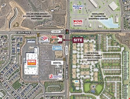 Retail space for Rent at 136th and Quebec Street - SWC in Thornton