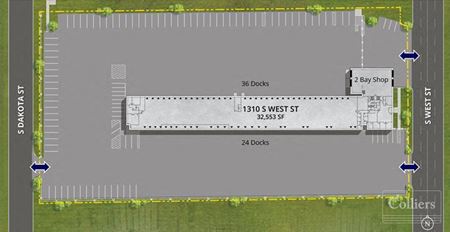 Industrial space for Sale at 1310 S West St in Indianapolis