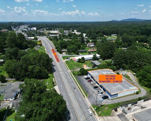 16,110 SF Marietta Retail For Lease