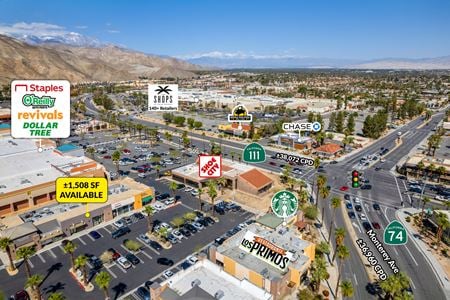 Retail space for Rent at 72990 El Paseo in Palm Desert