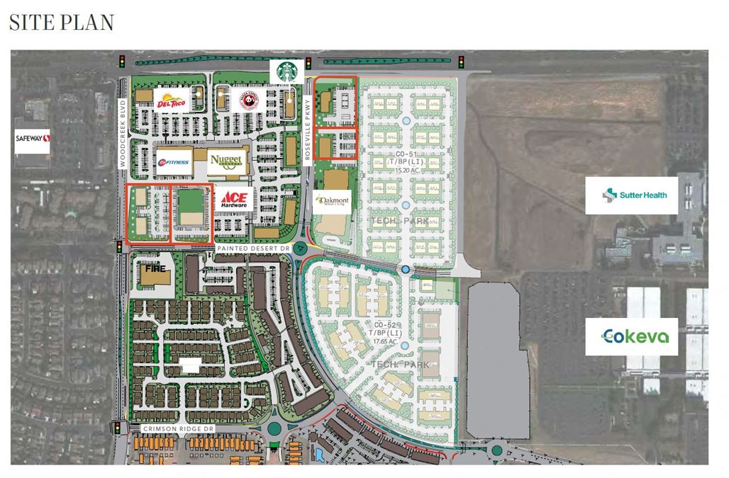 Retail Land - 1.62ac - NEC of Woodcreek Oaks Blvd & Painted Desert Dr