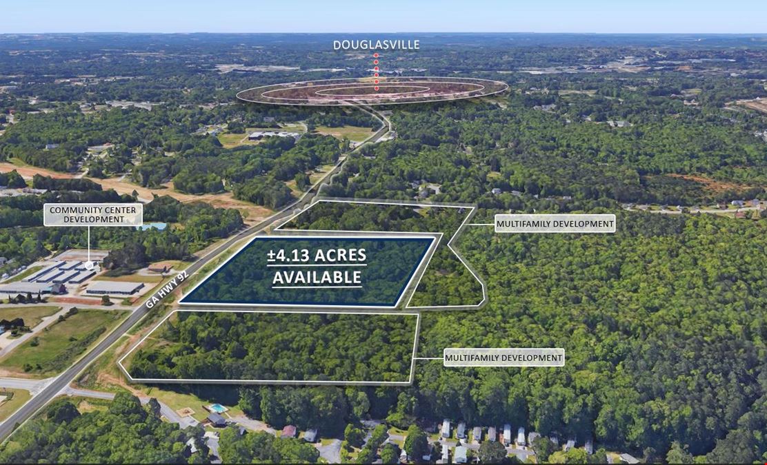 Commercial Development Opportunity Near Douglasville, GA | ±4.13 Acres