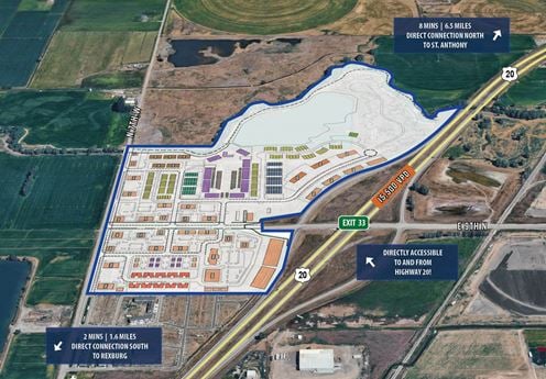 Highway 20 Interchange Pads