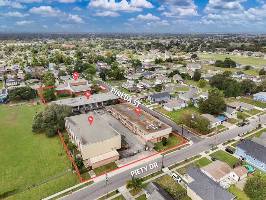 The St. Gabriel School & Church Property in Gentilly