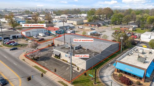 11,450 SF Industrial Flex + 4,700 SF Secured Shop