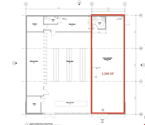 Retail space for Rent at 7120 Main Street in The Colony