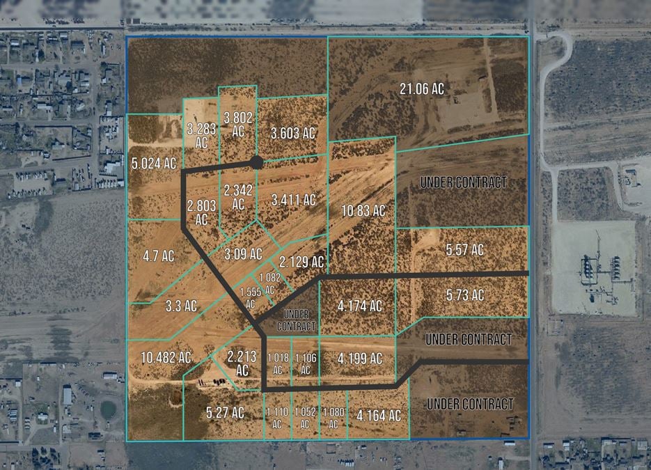 1-100 Acres of Land 1 mile to Interstate 20