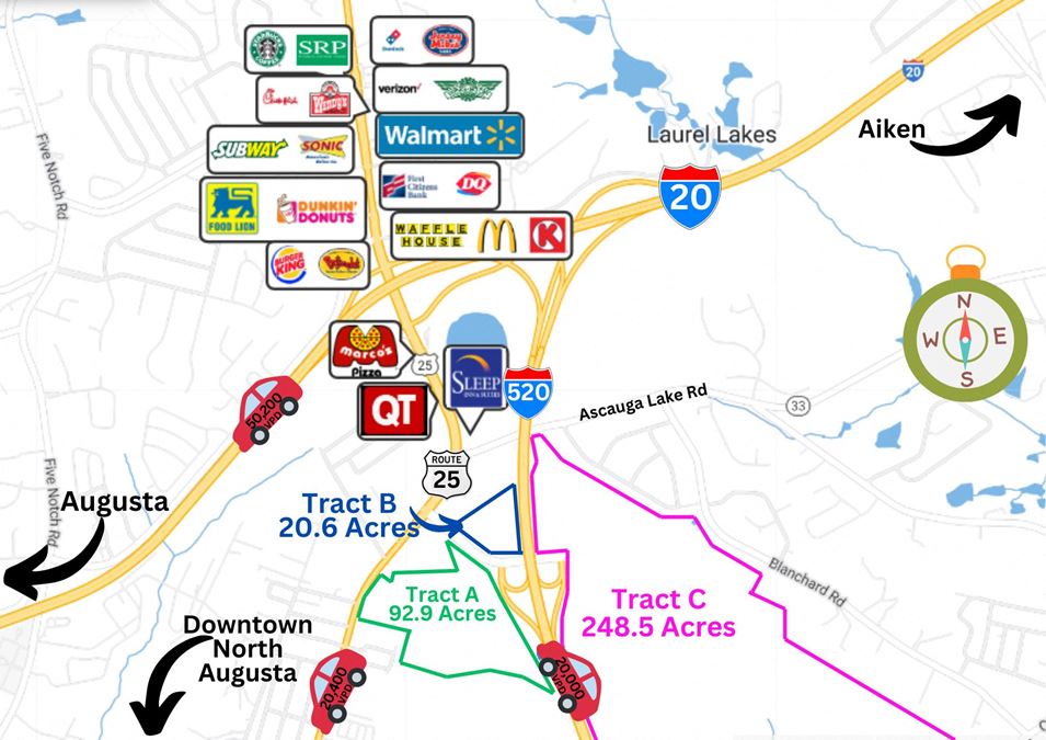 Tract C = 248.5 Development Acres