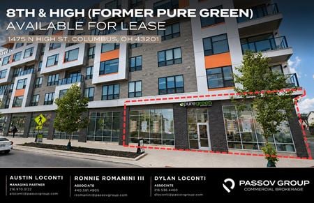 Retail space for Rent at 1475 N High St in Columbus