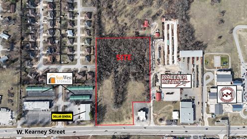 7.34 Acres for Sale on W Kearney