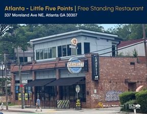 Atlanta - Little Five Points | Free Standing Restaurant