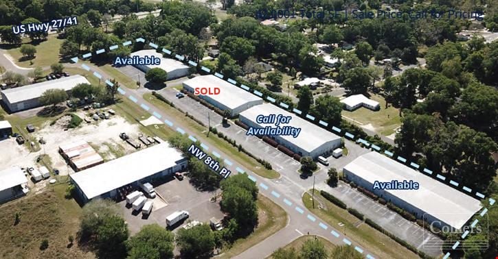 25145, 25275 or 25355 NW 8th Place, Newberry, FL 32669 - Three Individual 14,000± SF Industrial Buildings on 1± Acres Lots For Sale