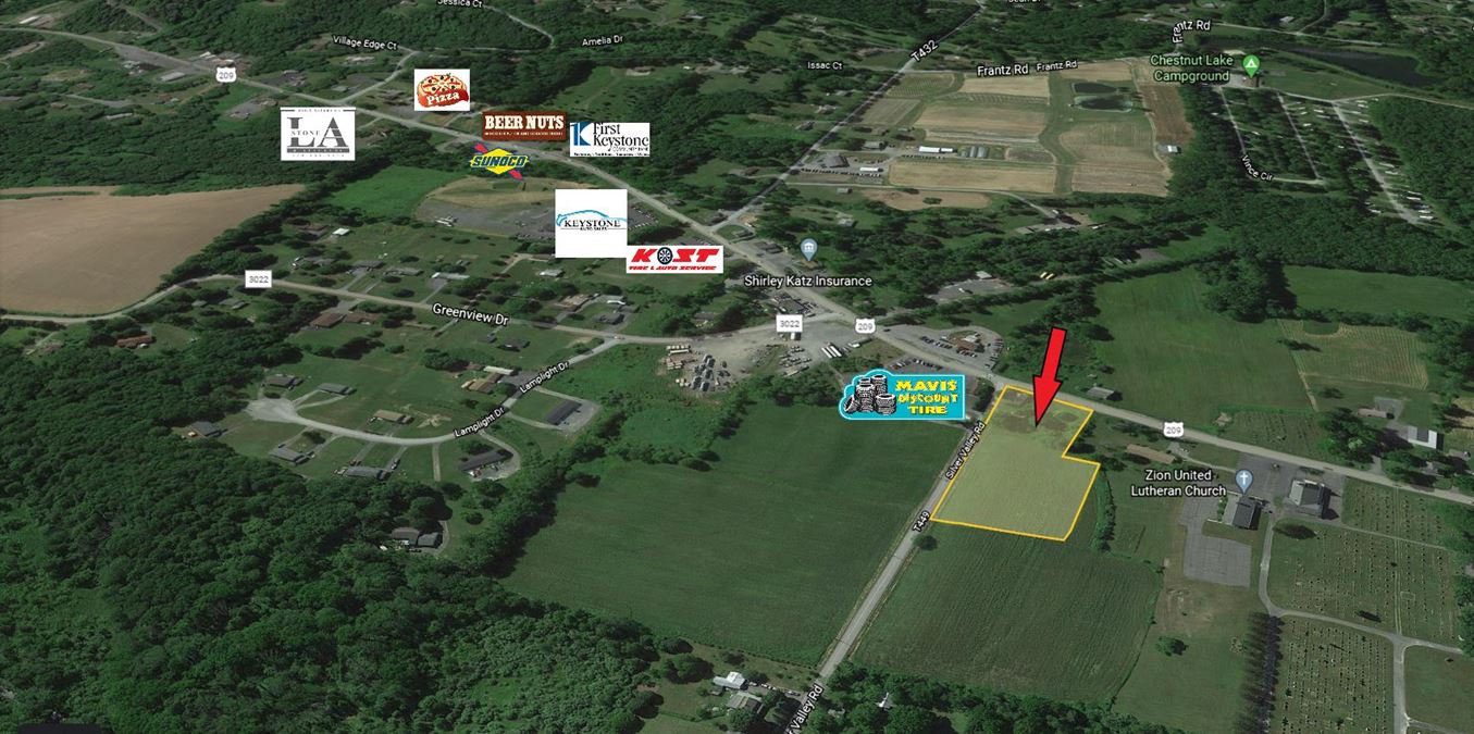 2.5 +/- Acre Corner Retail Site