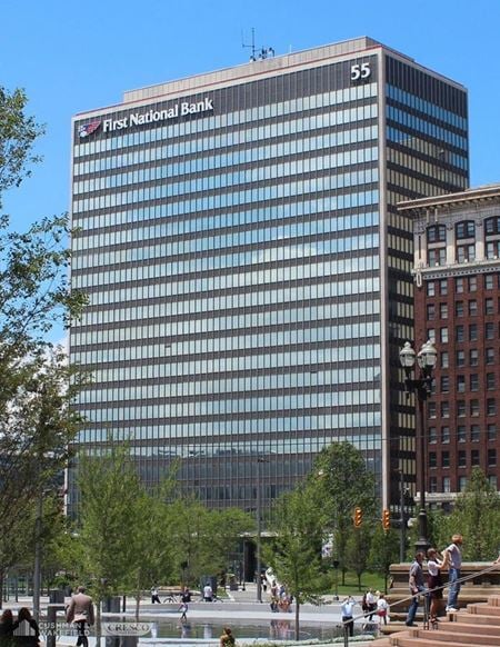 Shared and coworking spaces at 55 Public Square in Cleveland
