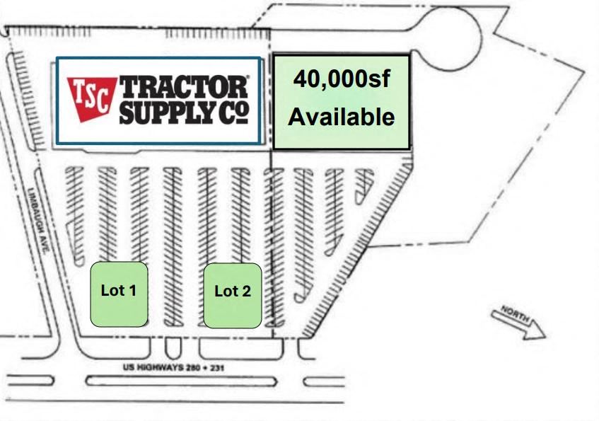 Two +/- 0.80 Acre pad ready outparcels FOR SALE