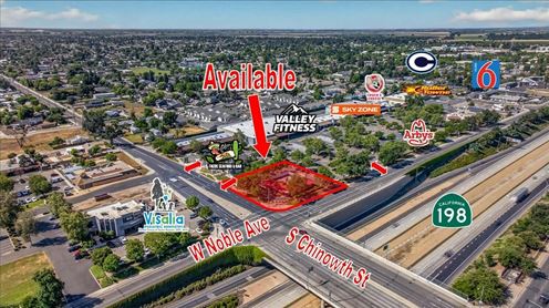Freestanding Drive-Thru Restaurant Building in Visalia, CA