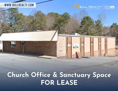 Church Office & Sanctuary Space For Lease